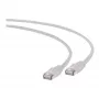 Gembird PP6A-LSZHCU-0.5M Cat6a SFTP LSZH Patch Cable, RJ45, 0,5 m, pilka