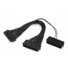 GEMBIRD CC-PSU24-01 24 kontaktų ATX maitinimo ilginimo laidas, kištukas į lizdą, 30 cm, juodas