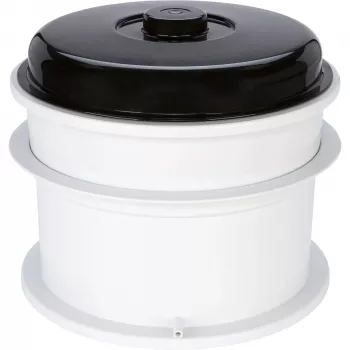 WECK Juicer Kombi-Set elektrinis konservavimo puodas su garų sulčiaspaude, 29L, 1800W, nerūdijantis plienas
