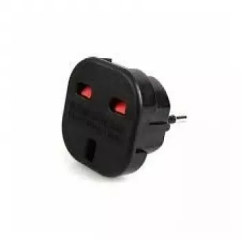HQ Power tinklo adapteris iš JK (Jungtinė Karalystė) 3 kontaktų į euro lizdą - JK į ES adapteris (OEM)