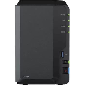 Synology DS223 2-Bay 8TB NAS su 2x 4TB Synology HAT3300-4T HDD