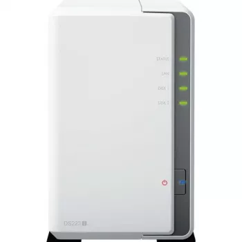 Synology DS223j 2-Bay 8TB NAS su 2x 4TB Synology HAT3300-4T HDD