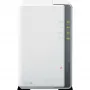 Synology DS223j 2-Bay 8TB NAS su 2x 4TB Synology HAT3300-4T HDD