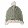 Lodger Double-Layer Winter Fleece Hat Elm Sage Green 1-2 Years