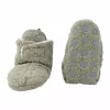 Lodger Polar Fleece Baby Slipper Booties with Anti-Slip Sole, Sage Green (Elm), 6-12 Months