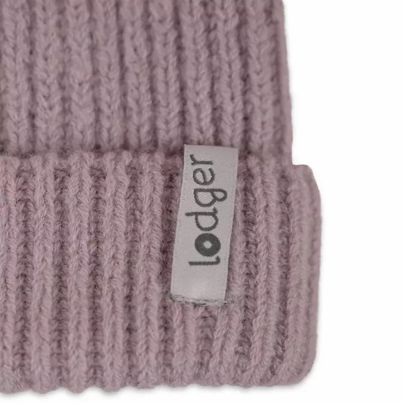 Lodger 100% Merino vilnonė kūdikio kepurė Rožinė 6-12 mėn.