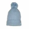 Lodger 100% Merino vilnonė kūdikio kepurė Blue Fogg 6-12 mėn.