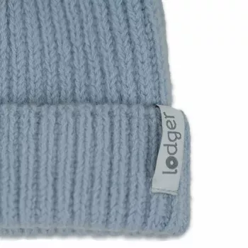 Lodger 100% Merino vilnonė kūdikio kepurė Blue Fogg 6-12 mėn.
