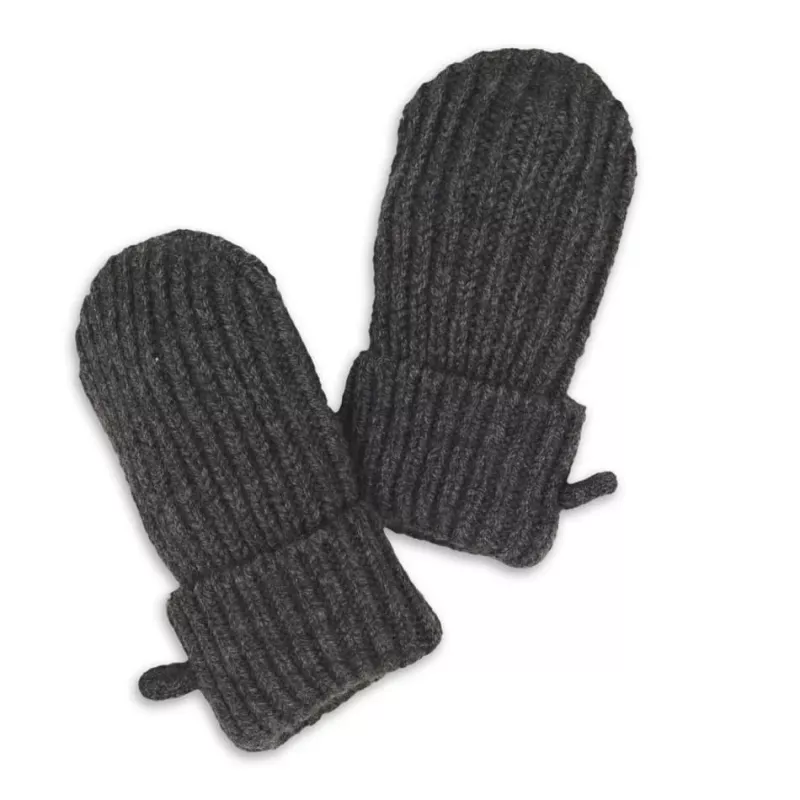 Lodger Baby Gloves 100% Merino Wool Graphite Pigeon 0-12m