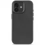 Decoded Leather Backcover, skirta Apple iPhone 17, juoda