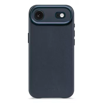 Decoded Leather Backcover, skirta iPhone 17 Air su MagSafe – Navy Shadow
