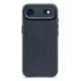 Decoded Leather Backcover, skirta iPhone 17 Air su MagSafe – Navy Shadow