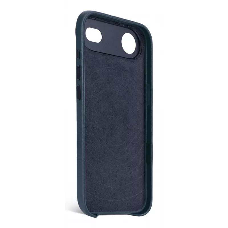 Decoded Leather Backcover, skirta iPhone 17 Air su MagSafe – Navy Shadow