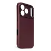 Decoded Leather Backcover, skirta iPhone 17 Pro Max su MagSafe – Dark Ruby