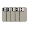Decoded AntiMicrobial Silicone Back Cover, skirta iPhone 17, MagSafe suderinamas, minkšta taupe spalva