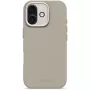 Decoded AntiMicrobial Silicone Back Cover, skirta iPhone 17, MagSafe suderinamas, minkšta taupe spalva