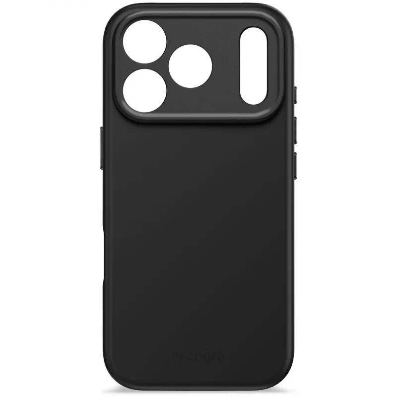 Decoded AntiMicrobial Silicone Back Cover, skirta iPhone 17 Pro su MagSafe (Phantom Black)