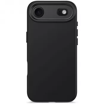 Decoded Antimicrobial Silicone Back Cover, skirta Apple iPhone 17 Air - Phantom Black