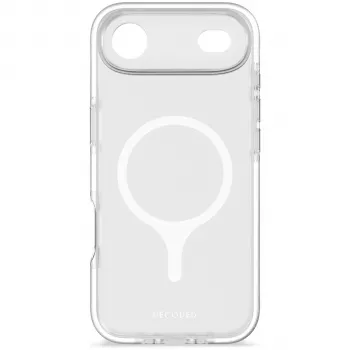 Decoded DropTec Skaidrus Galinis Dangtelis, skirtas iPhone 17 Air, Baltas Rėmelis