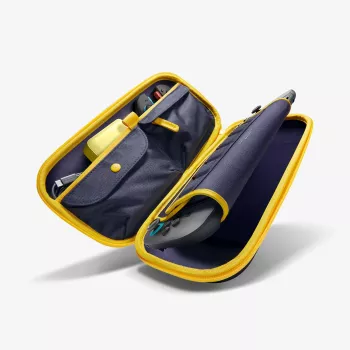 Spigen Nano Pop Pro Pouch, skirtas Nintendo Switch 2 - Blueberry Navy
