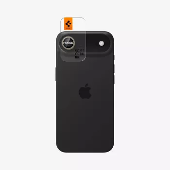 Spigen Optik Pro Glas.tR EZ Fit fotoaparato apsauga, 2 vnt., skirta iPhone Air, auksinė, AGL10131