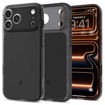 Spigen Ultra Hybrid T Mag MagSafe dėklas, skirtas iPhone 17 Pro, matinis juodas