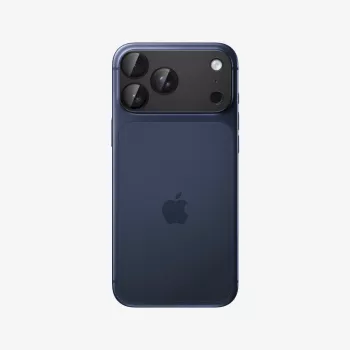 Spigen Optik Pro XL Glas.tR EZ Fit Camera Protector, skirtas iPhone 17 Pro, juodas
