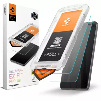 Spigen Glas.TR EZ Fit Pro AC HD fotoaparato objektyvo apsauga, skirta Samsung Galaxy S26 Ultra, permatoma - 2 vnt.