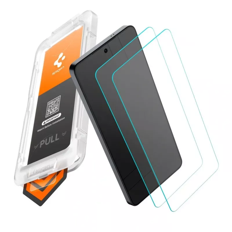 Spigen Glas.TR EZ Fit Pro AC HD fotoaparato objektyvo apsauga, skirta Samsung Galaxy S26 Ultra, permatoma - 2 vnt.