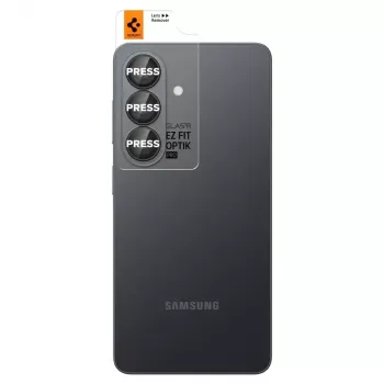Spigen Optik Pro HD Glas.tR EZ Fit fotoaparato apsauga 2 vnt., skirta Samsung Galaxy S26+ - juoda