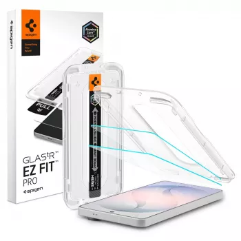 SPIGEN Glas.tR EZ Fit Pro AC Anti-Reflection Tempered Glass Screen Protector 2-Pack, skirta Samsung Galaxy S26, skaidri