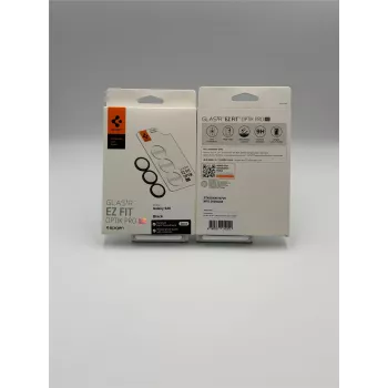 Spigen Optik Pro HD GLAS.TR EZ Fit fotoaparato apsauga 2 vnt. Samsung Galaxy S26 - juoda