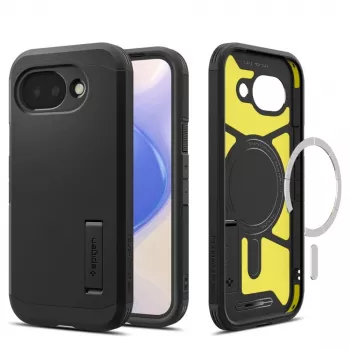 Spigen Tough Armor MagFit MagSafe Dėklas, skirtas Google Pixel 8a - Juodas