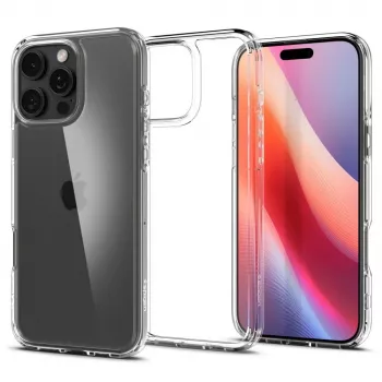 Spigen Ultra Hybrid Crystal Clear dėklas Apple iPhone 16 Pro, ACS08121