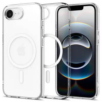 Spigen Liquid Crystal Mag MagSafe dėklas iPhone 16e, permatomas