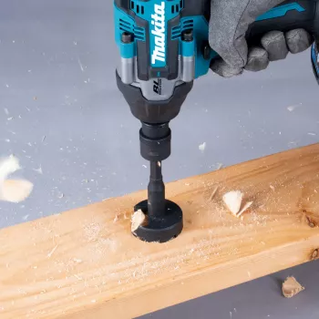 Makita B-68454 3/8 colio kvadratinis į 1/4 colio šešiabriaunis antgalio adapteris su fiksavimo kaiščiu
