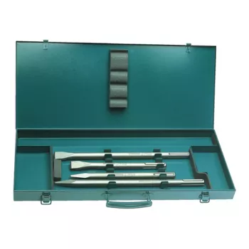 Makita kaltų rinkinys plokščias, smailus 4 vnt 24 mm SDS-Max ilgis 280 mm, 400 mm, skirtas Makita DHR243, DHR243