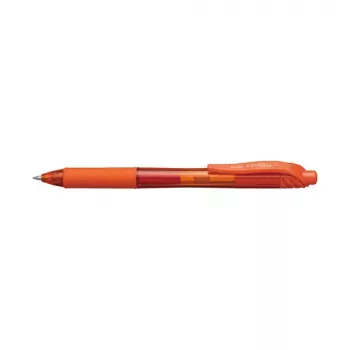 Pentel EnerGel X įtraukiamas gelinis rašiklis - oranžinis - 0,7 mm vidutinis antgalis - abirankis