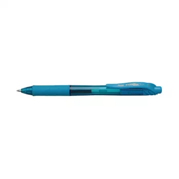 Pentel EnerGel X įtraukiamas gelinis rašiklis - mėlynas rašalas - 0,7 mm - mėlynas korpusas - plastikas - ambidekstrinis
