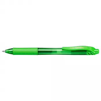 Pentel EnerGel X įtraukiamas gelinis rašiklis - Žalia - 0,7 mm - Vidutinis antgalis - Tinkamas abiem rankoms