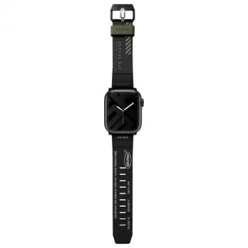 Skinarma Shokku Apple Watch dirželis 45/44/42mm juodas