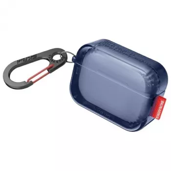 SKINARMA Saido apsauginis dėklas, skirtas AirPods Pro 2 kartos, tamsiai mėlynas