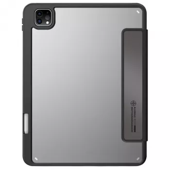 Skinarma Kira Kobai Folio Case, skirta iPad Pro 11 colių M4 2024 / M5 2025, Gunmetal