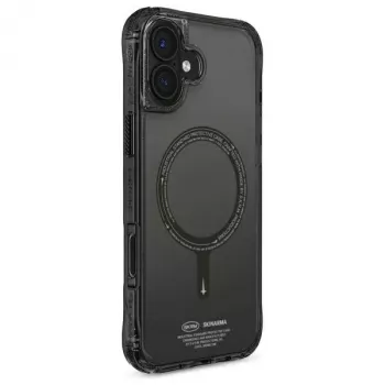 SKINARMA Saido dėklas, skirtas Apple iPhone 16 6.1 colio, su magnetiniu įkrovimu, juodas