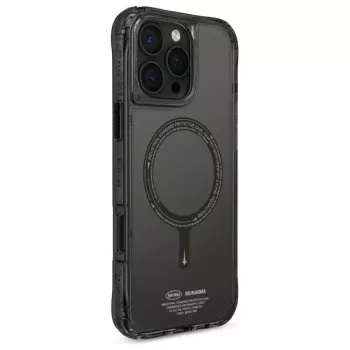 Skinarma Saido Dėklas, skirtas iPhone 16 Pro 6,3 colio, magnetinis įkrovimas, juodas