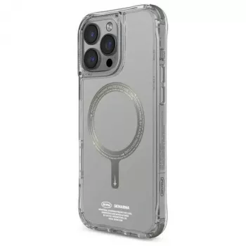 SKINARMA Saido Dėklas, skirtas iPhone 16 Pro Max 6,9 colio, su magnetiniu įkrovimu, titano spalvos
