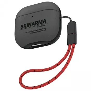 Skinarma Spunk dėklas, skirtas AirPods 4, Pewter Green