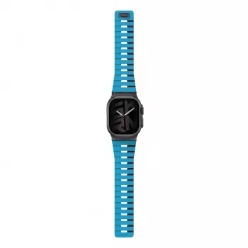 SKINARMA Gemini Apple Watch dirželis 49/46/45/44 mm mėlynas