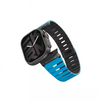 SKINARMA Gemini Apple Watch dirželis 49/46/45/44 mm mėlynas