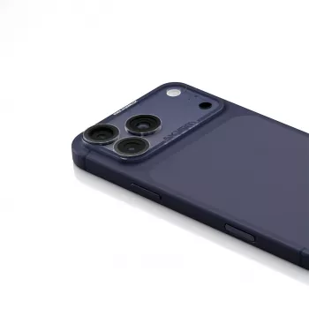 Skinarma Magma Full Matte Camera Lens Protector, skirtas iPhone 17 Pro, mėlynas